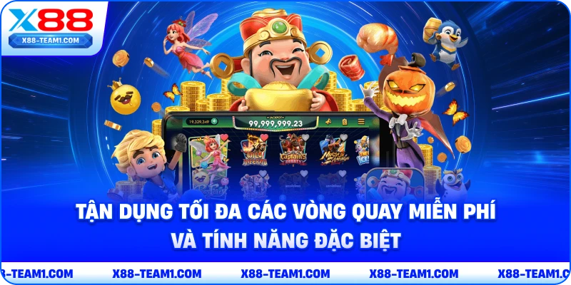 Mẹo Chơi Nổ Hũ Vegas Bách Chiến Bách Thắng Cho Tân Thủ 4 tan-dung-toi-da-cac-vong-quay-mien-phi-va-tinh-nang-dac-biet